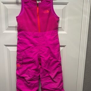 The North Face Fuchsia Toddler Snow Bib